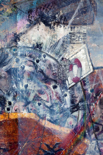 Nachmittag · 600 × 330 cm - Painting by Michael Kunze